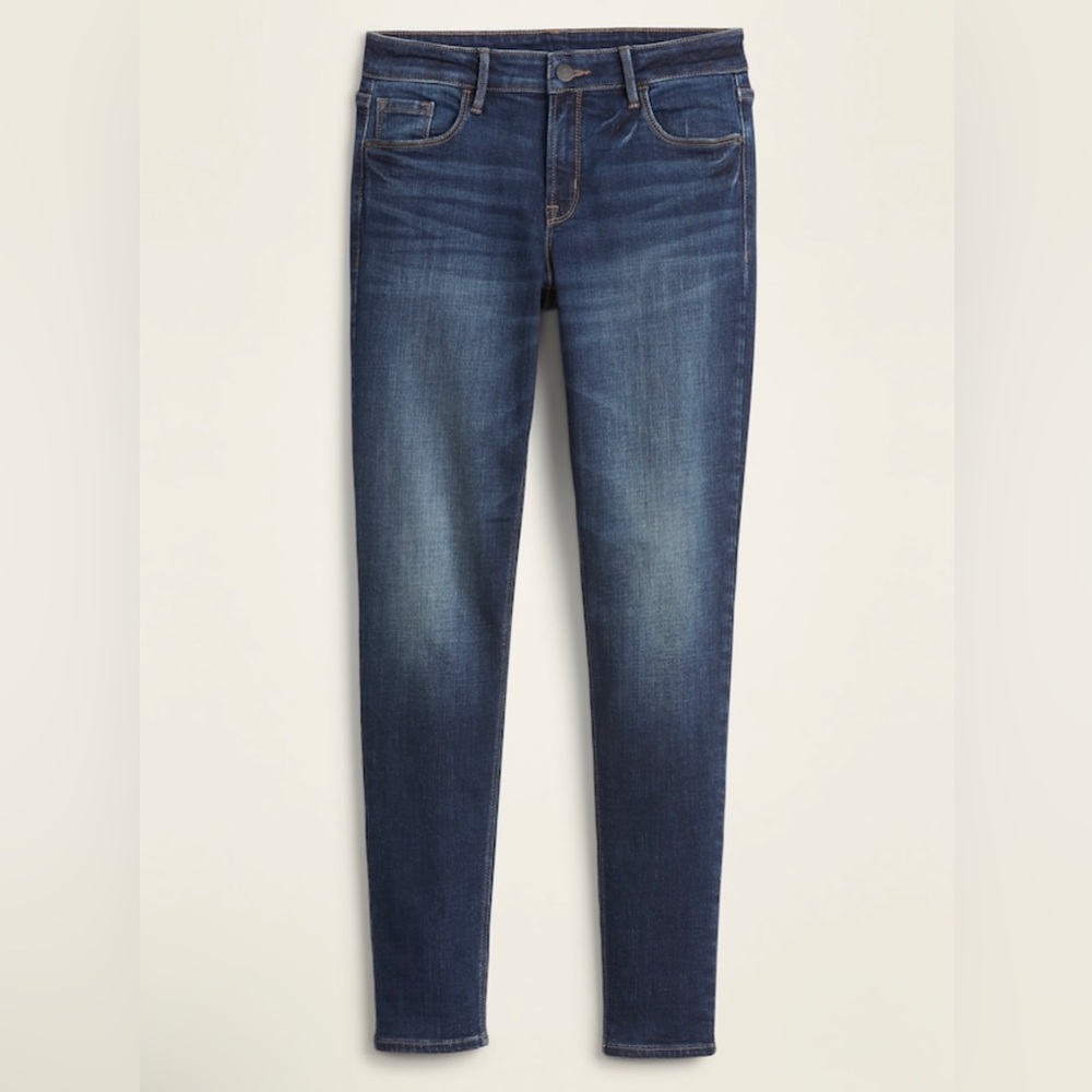 NWT Old Navy Mid-Rise Rockstar Super Skinny Jeans